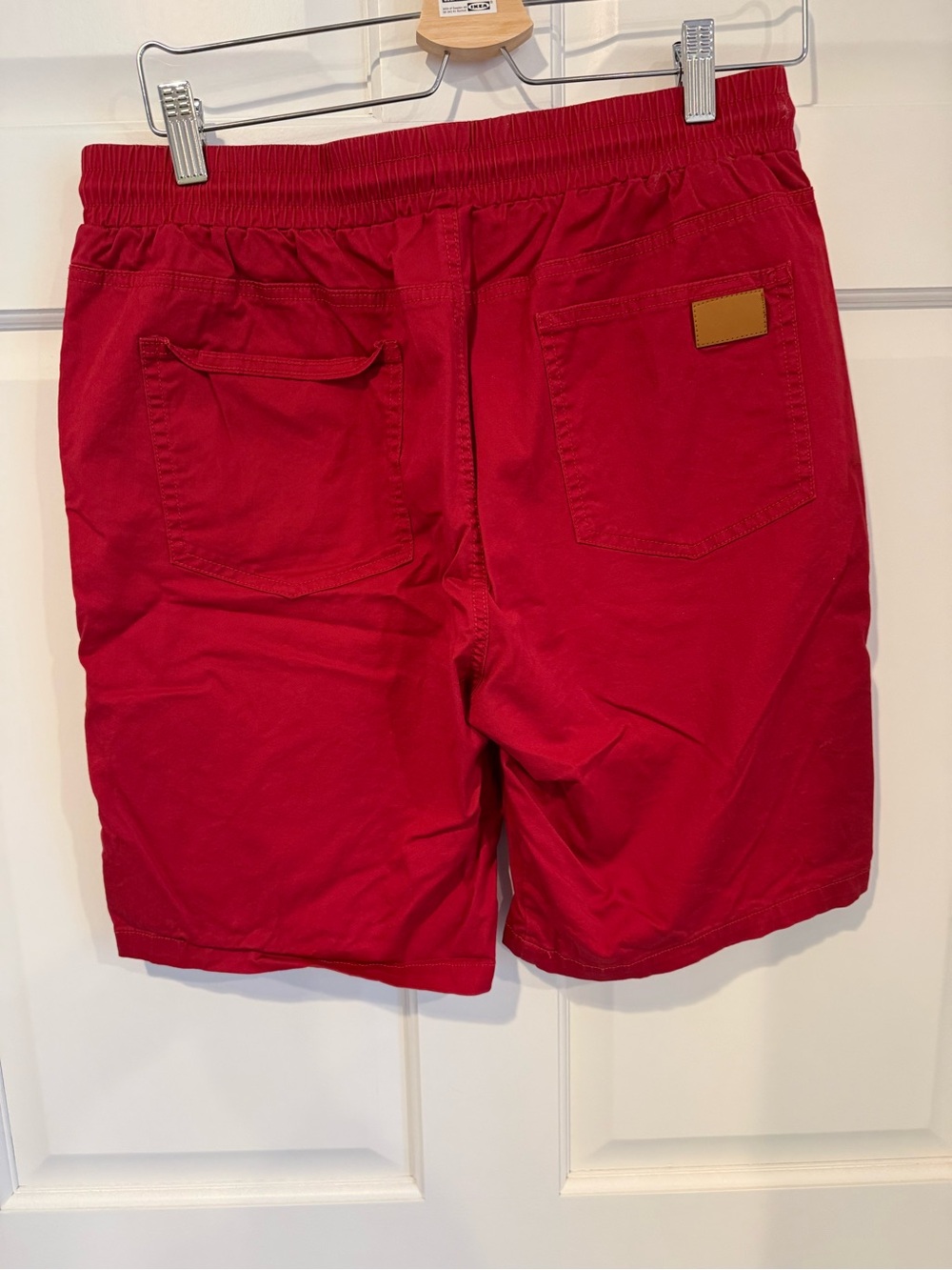 Red Drawstring Shorts - Picture 2 of 3